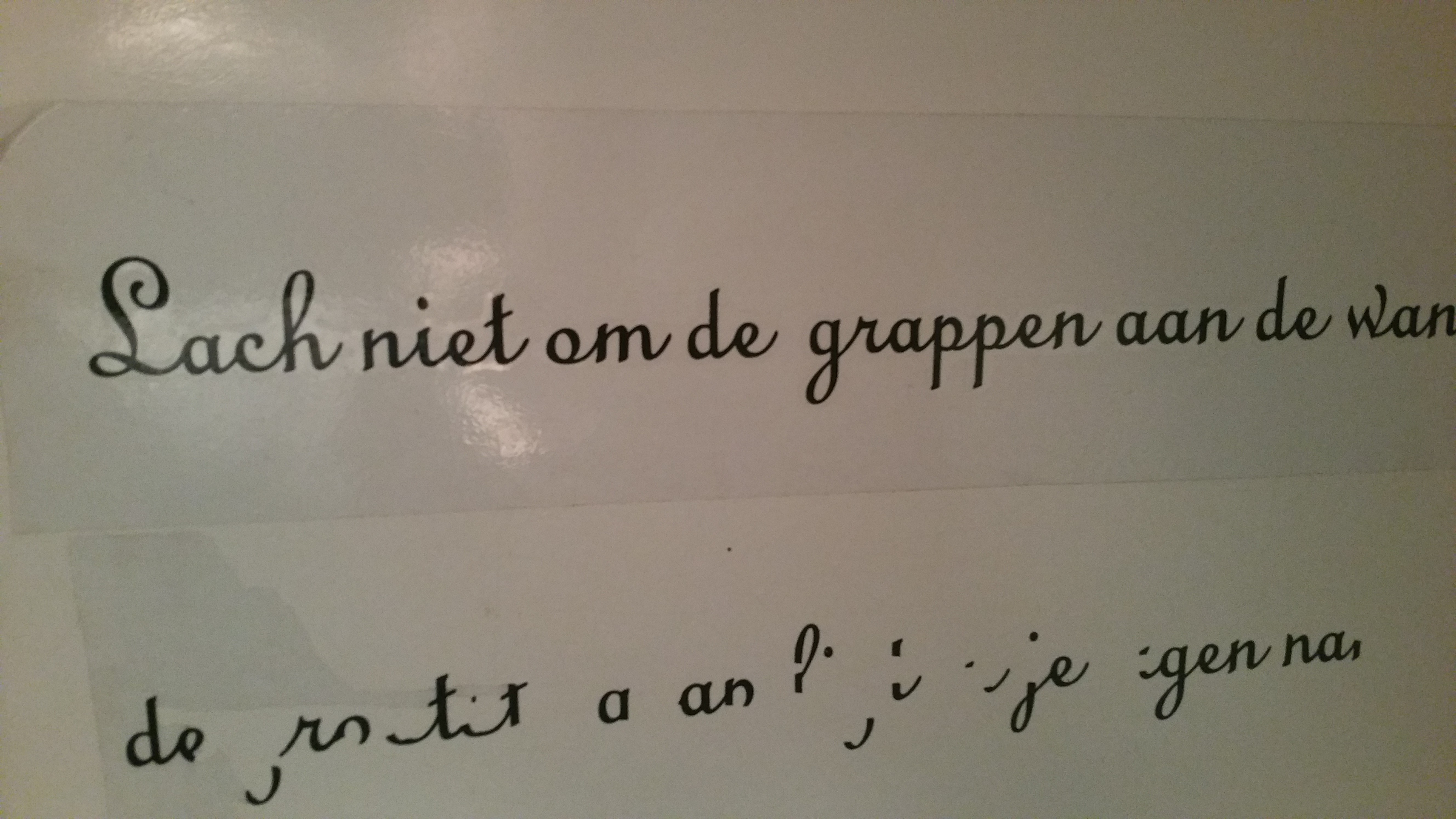 Lach niet om de grappen aan de wand, Willem II speelt toch wel als een natte krant.